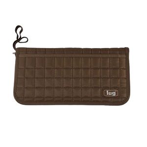 Lug Tango Travel Wallet passport holder sleeve vacation luggage brown